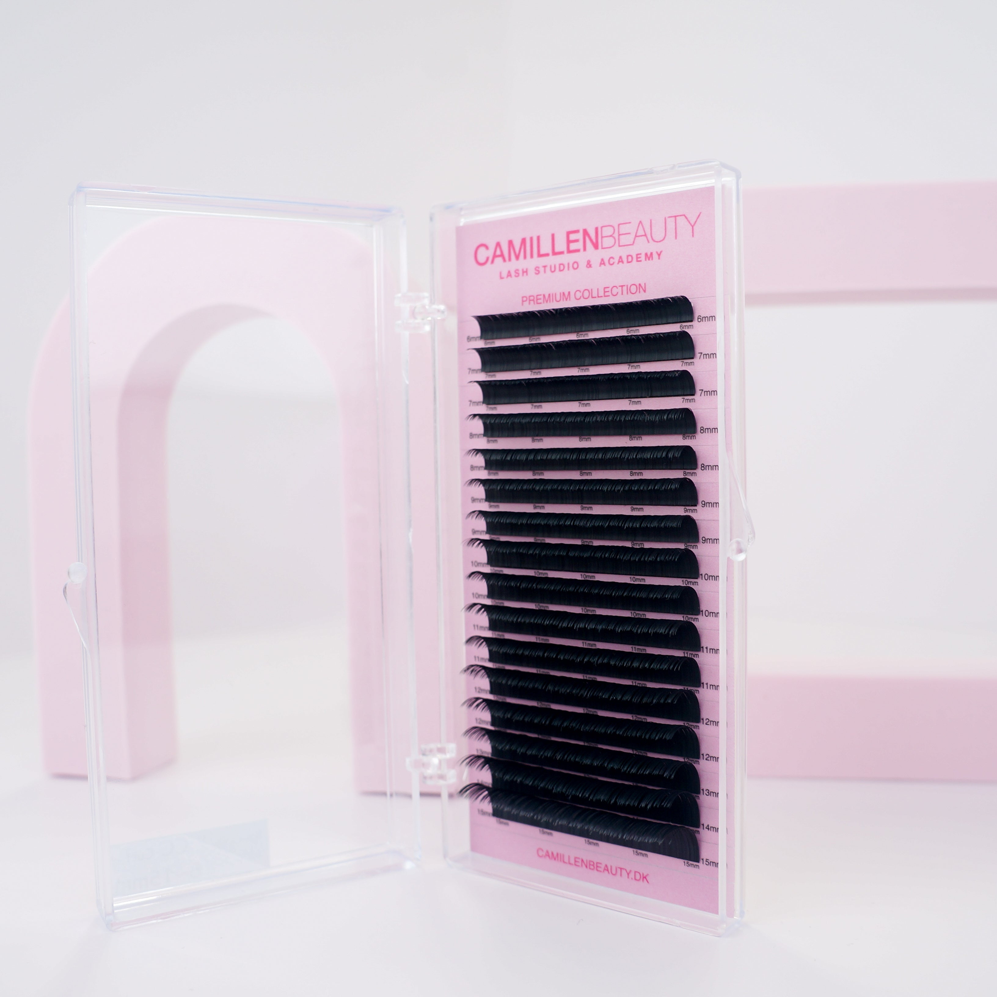 Camillen Beauty premium Collection lashes 0.07mm. Single Trays