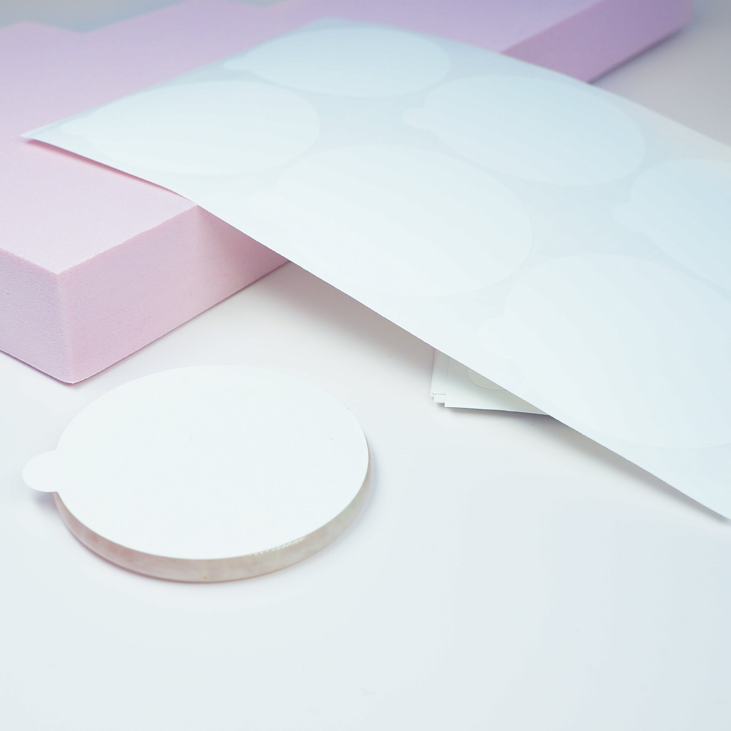 Glue stickers