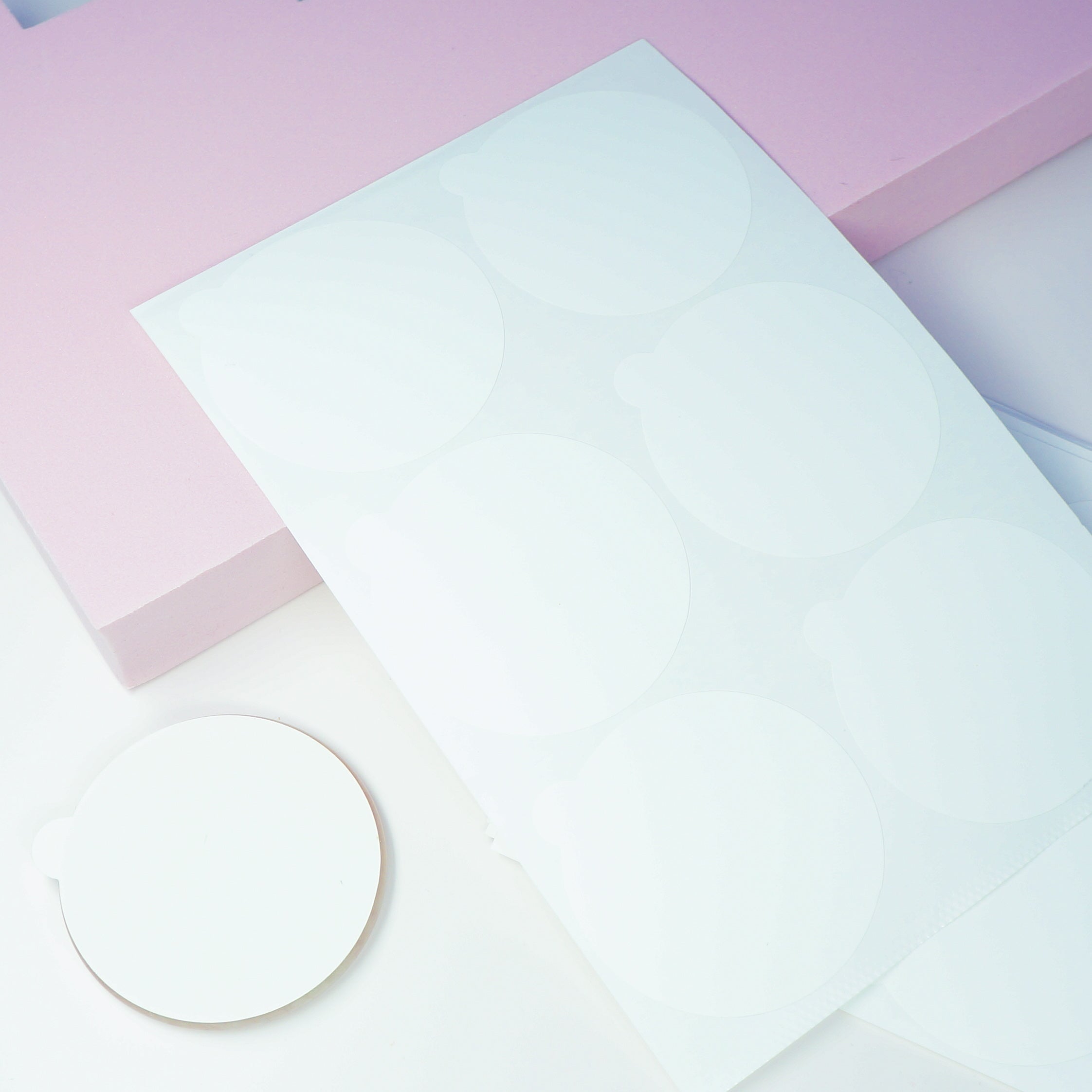Glue stickers
