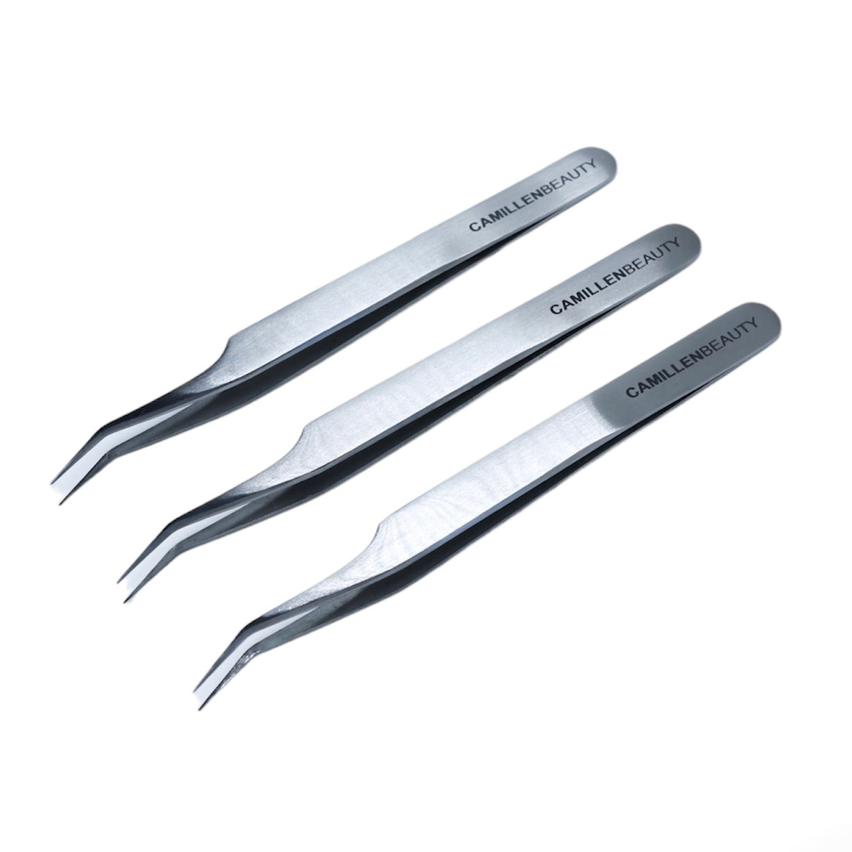 Matte collection curved tweezer